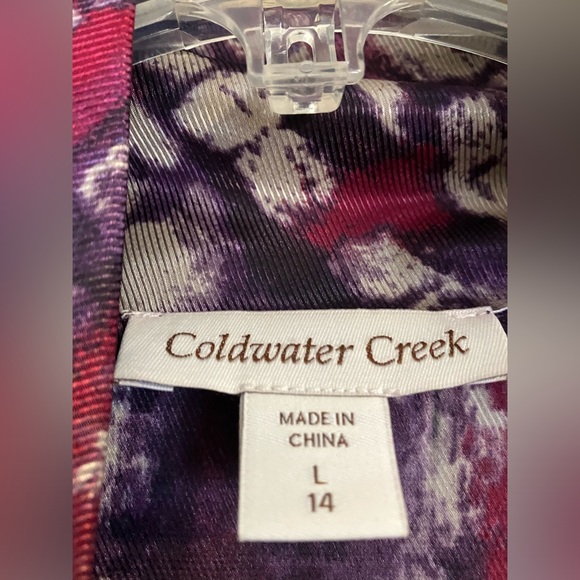 Coldwater Creek sleeveless cowl neck collar shell. - Picture 5 of 5